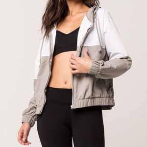 Others Follow Color Block Full Zip Windbreaker Jacket 0898